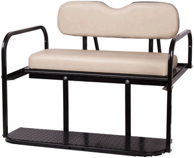 Golf cart seating isolated