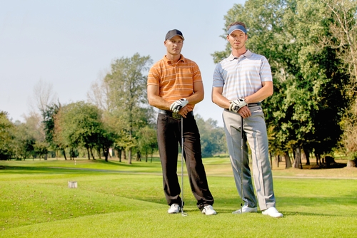 male golfers