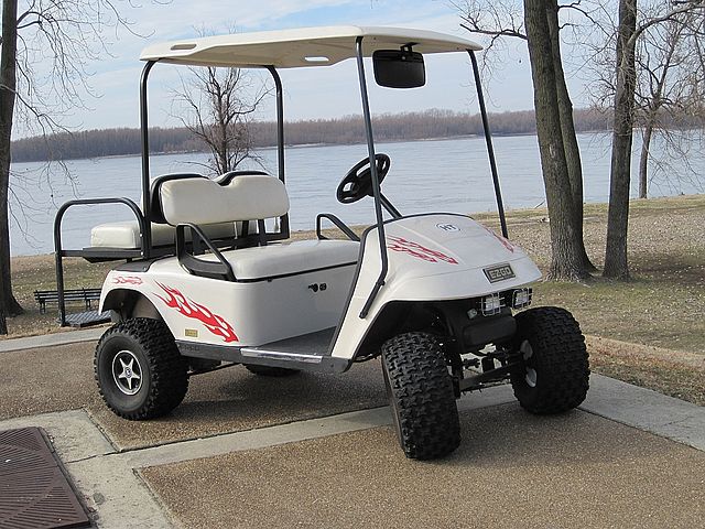 Tricked out golf cart